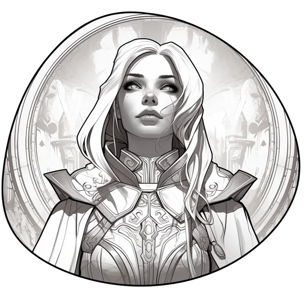 Portrait illustré du Oracle