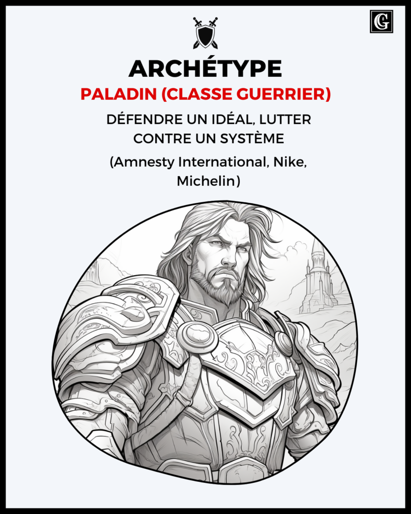 fiche de présentation du paladin.